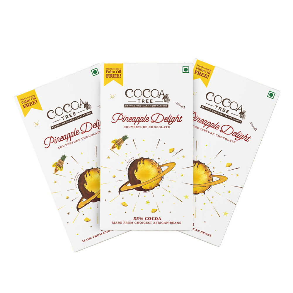 Pineapple Delight set of 3 Chocolate Bars