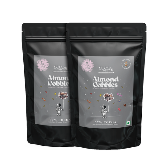 Almond Cobbles Dark Chocolate set of 2