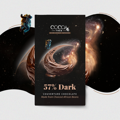 Set of 2 37% Caramel Milk & 2 57% Dark Chocolate Bars