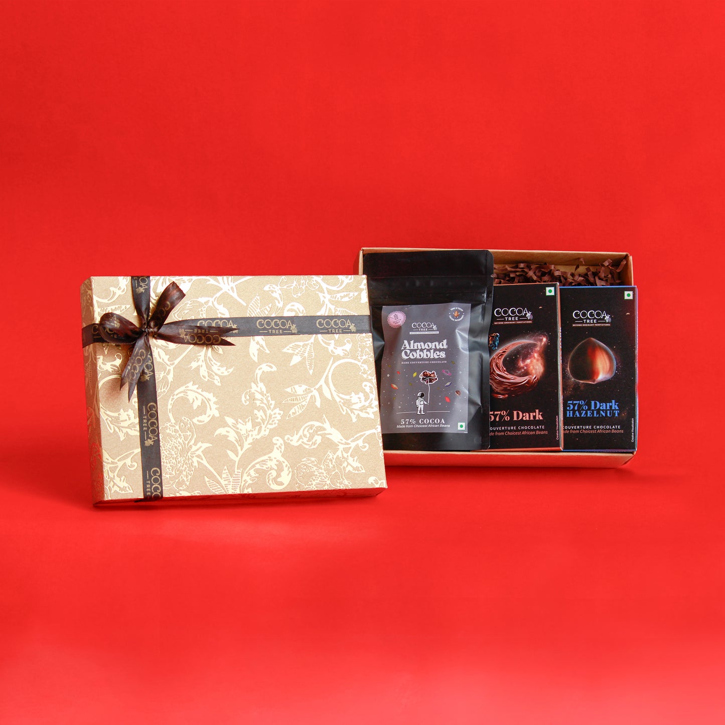 Dark Chocolates Gift Box Gold Embossed